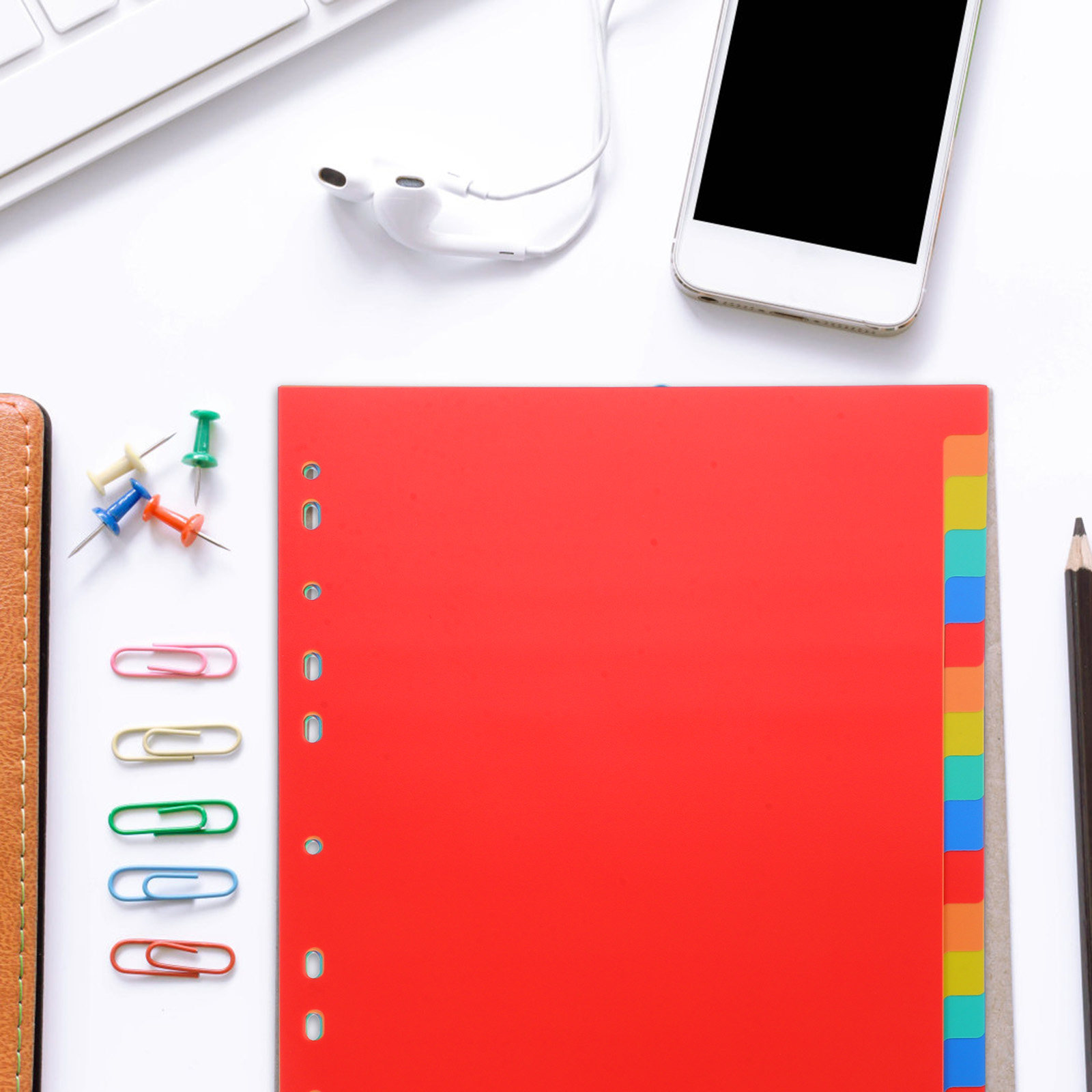 Tab Divider A4 - 1Set Plastic Binder Dividers A4 Index