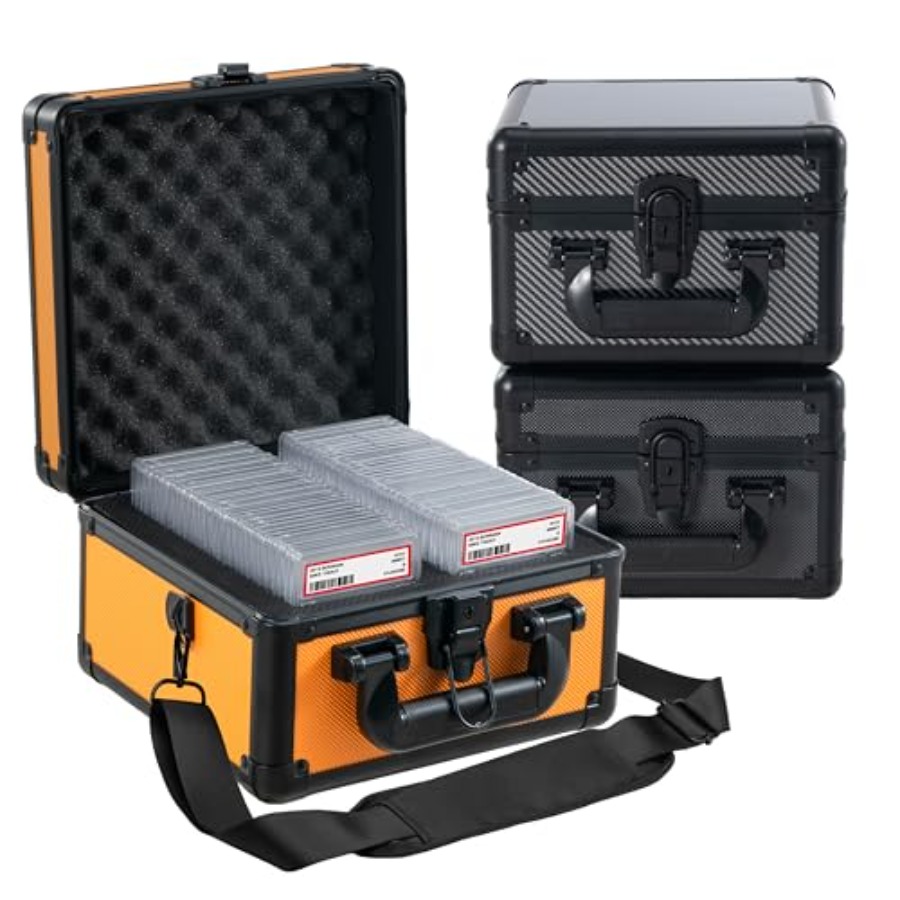 Card Index Box - Graded Card Storage Box Aluminum Alloy