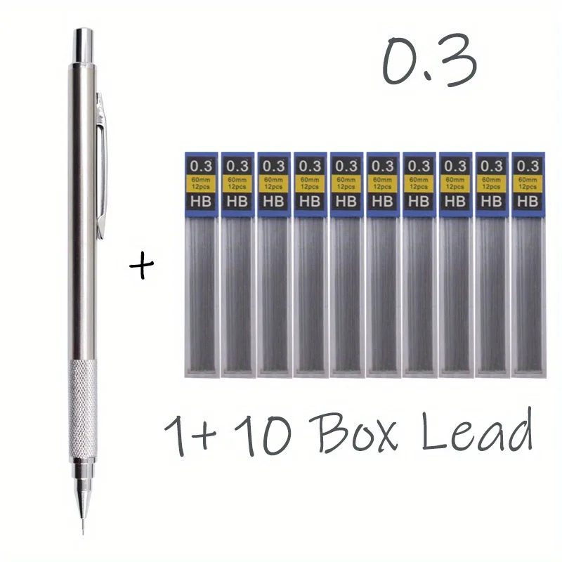 Mechanical Pencil 0.3 - All Metal Mechanical Pencils 0.3, 0.5,