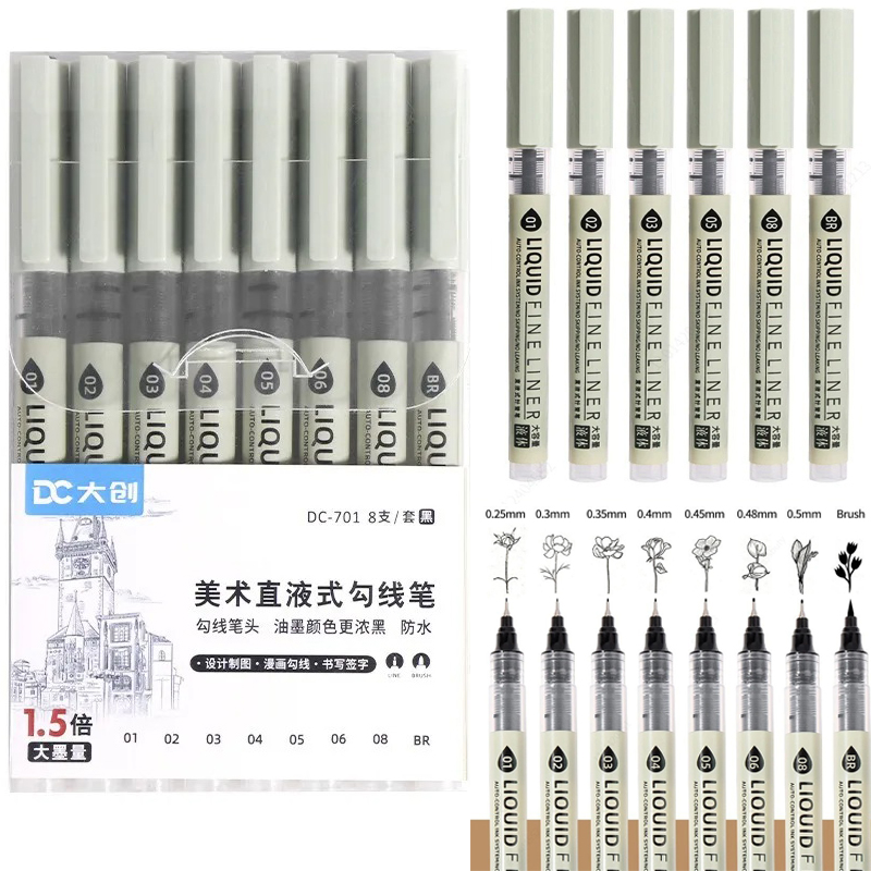 12 Tibs Black Pen Fine Line Sk – Correction Pen Fine Bewertung und Preis