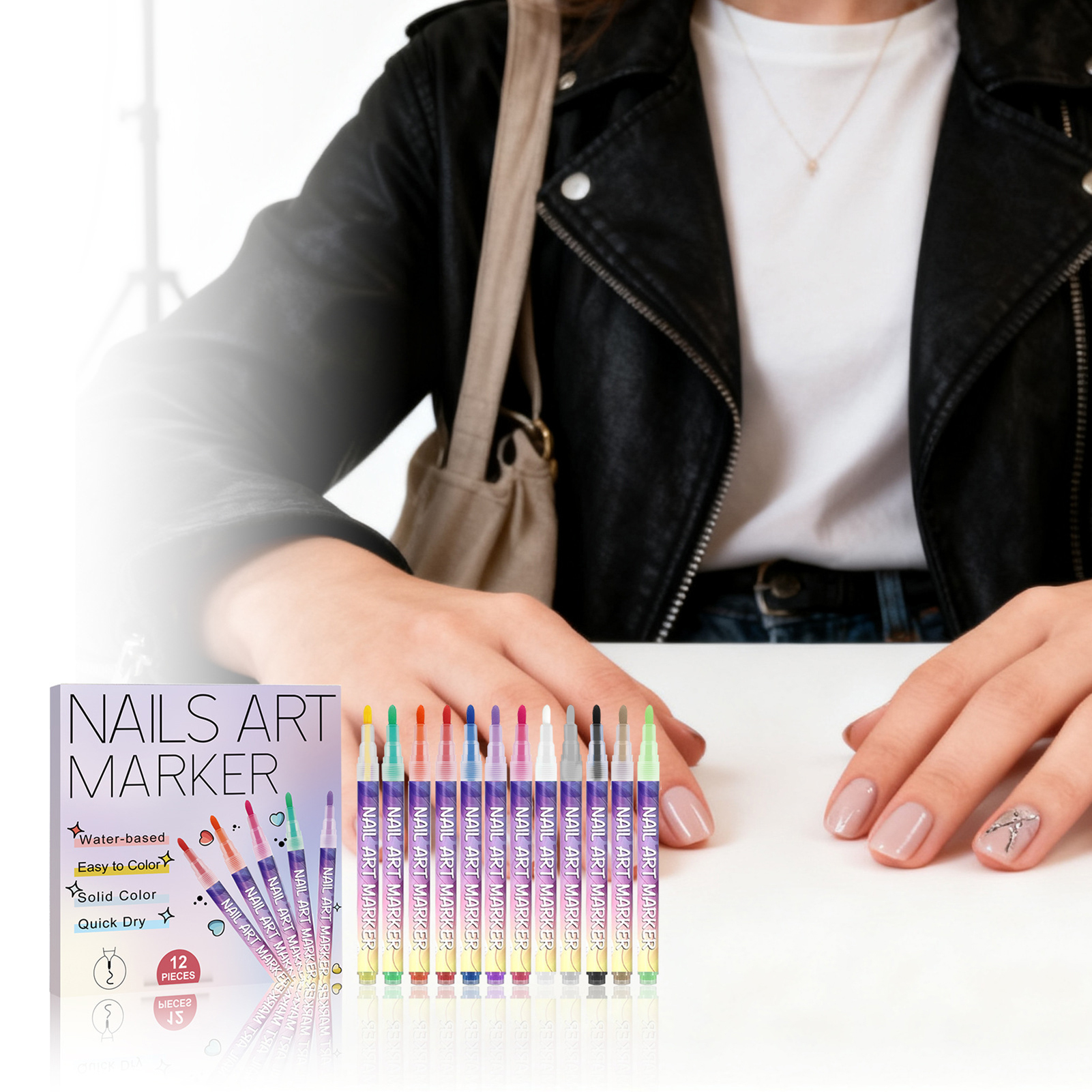 12Pcs Nail Art Pens With Fine  – Correction Pen Fine Bewertung und Preis