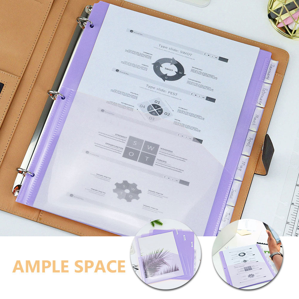 2Sets A4 3-Hole Divider Pages  – Tab Divider A4 Bewertung und Preis