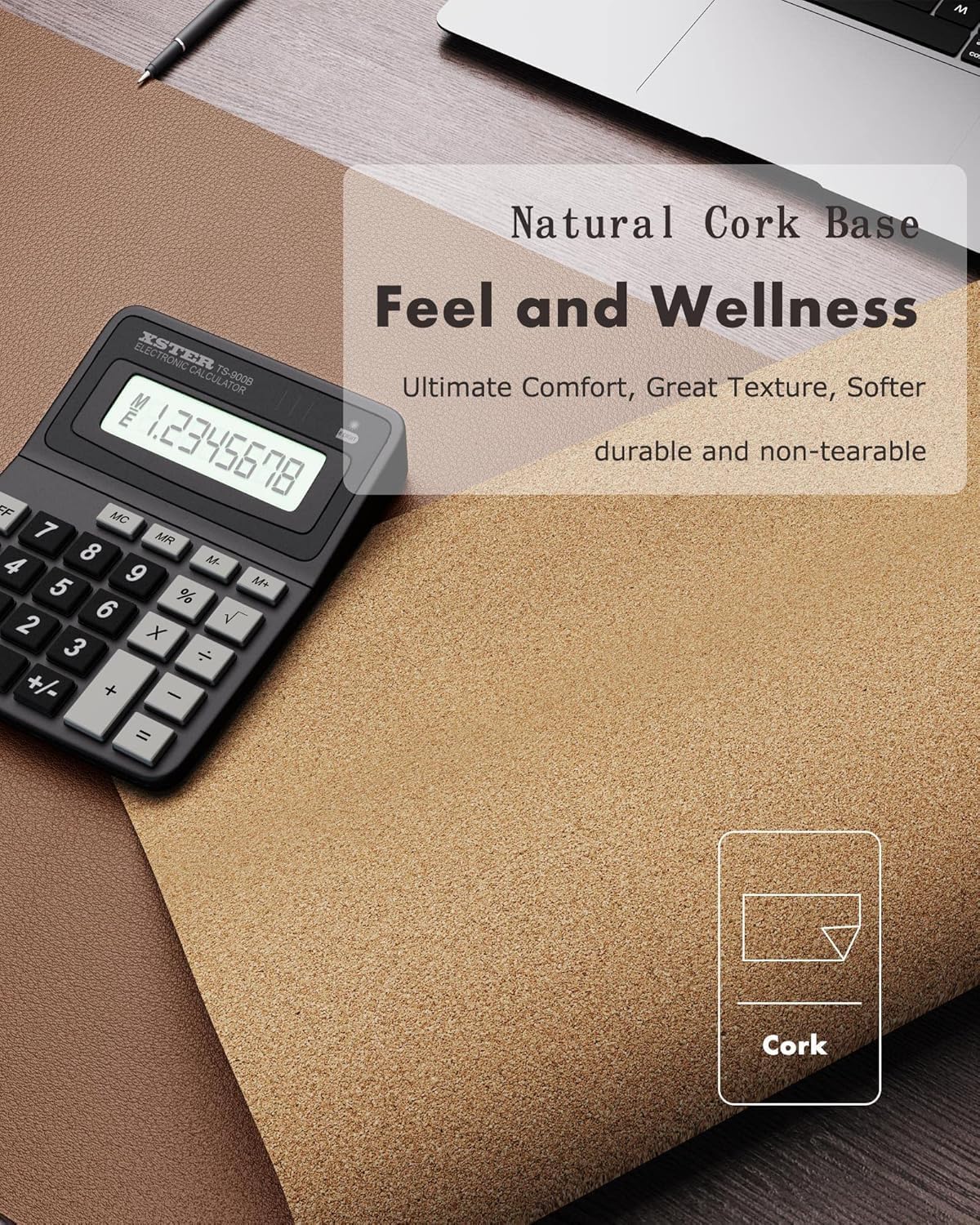 Double-Sided Desk Pad 31.5x15. – Leather Desk Pad Bewertung und Preis