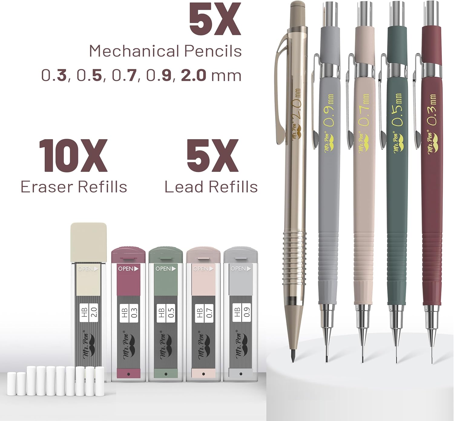 Vintage Mechanical Pencil Set, – Mechanical Pencil 0.3 Bewertung und Preis