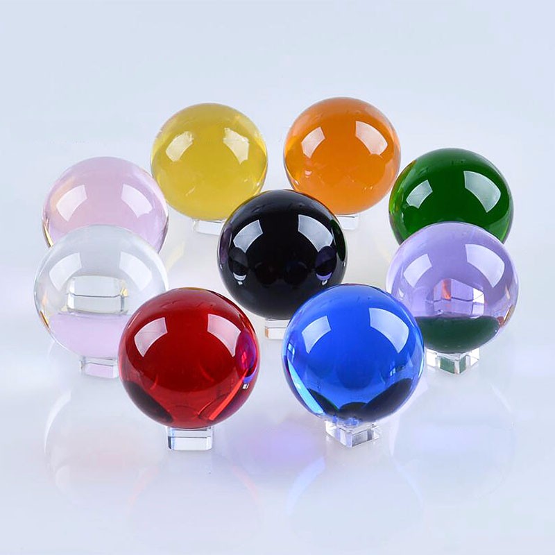 50mm Colors Crystal Ball Photo – Book Weight Glass Bewertung und Preis