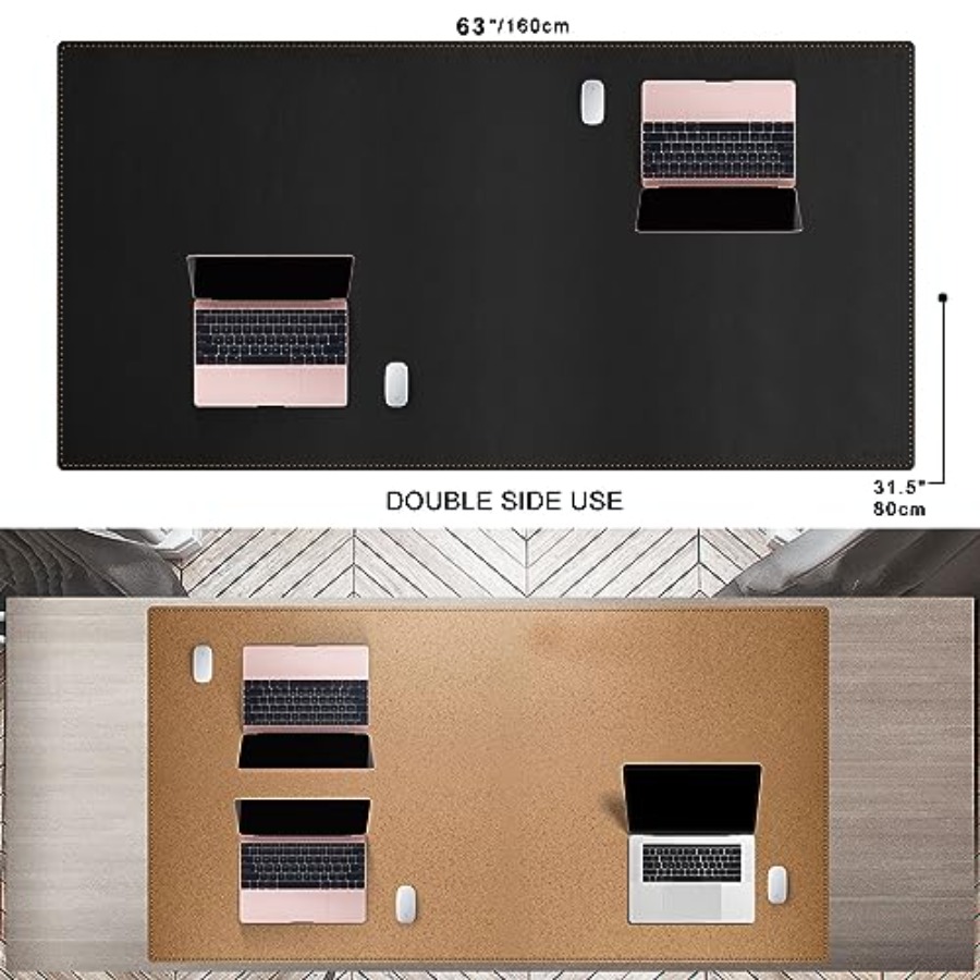 63x31.5 Leather Desk Mat XXL L – Leather Desk Pad Bewertung und Preis
