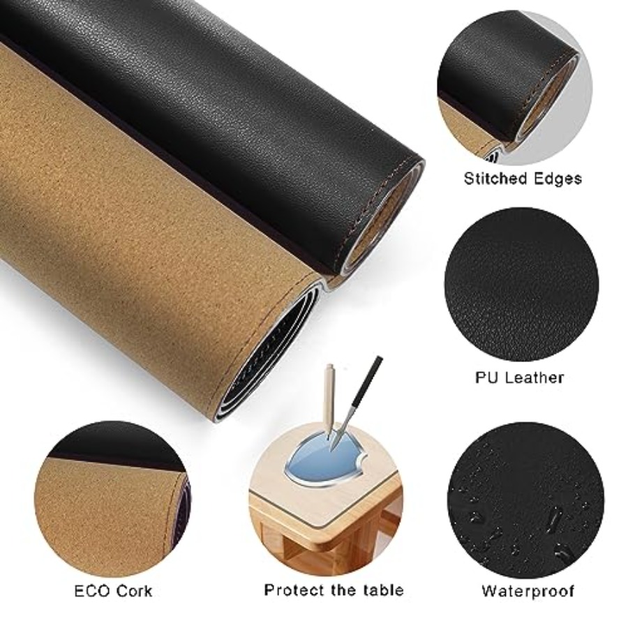 63x31.5 Leather Desk Mat XXL L – Leather Desk Pad Bewertung und Preis