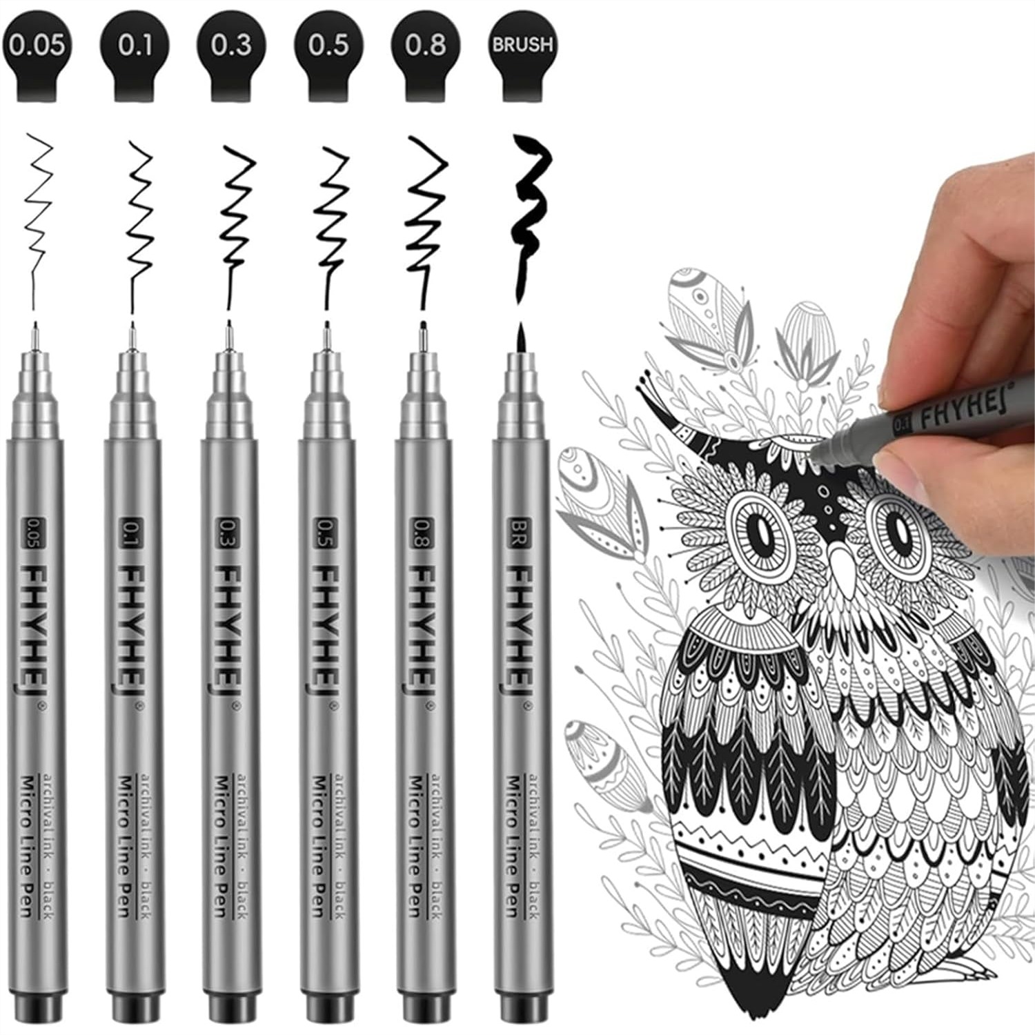Micro Fineliner Drawing Art Pe – Archive Box Set Bewertung und Preis