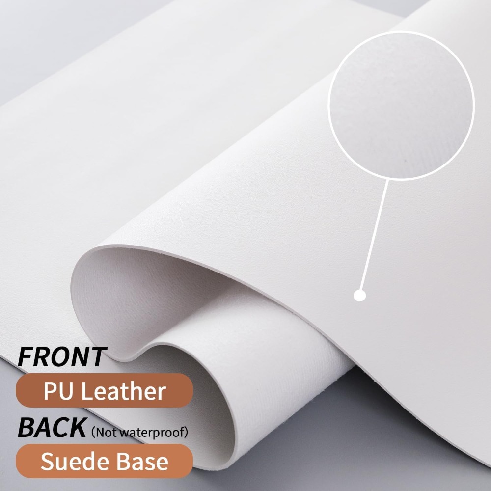 Bloss White Desk Mat, Waterpro – Leather Desk Pad Bewertung und Preis