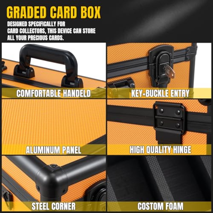Graded Card Storage Box Alumin – Card Index Box Bewertung und Preis