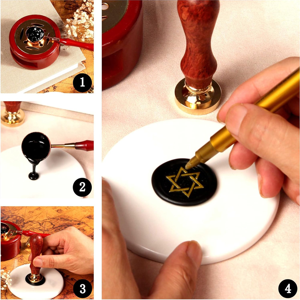 Custom Your Logo 25/30/40/50mm – Wax Seal Stamp Set Bewertung und Preis