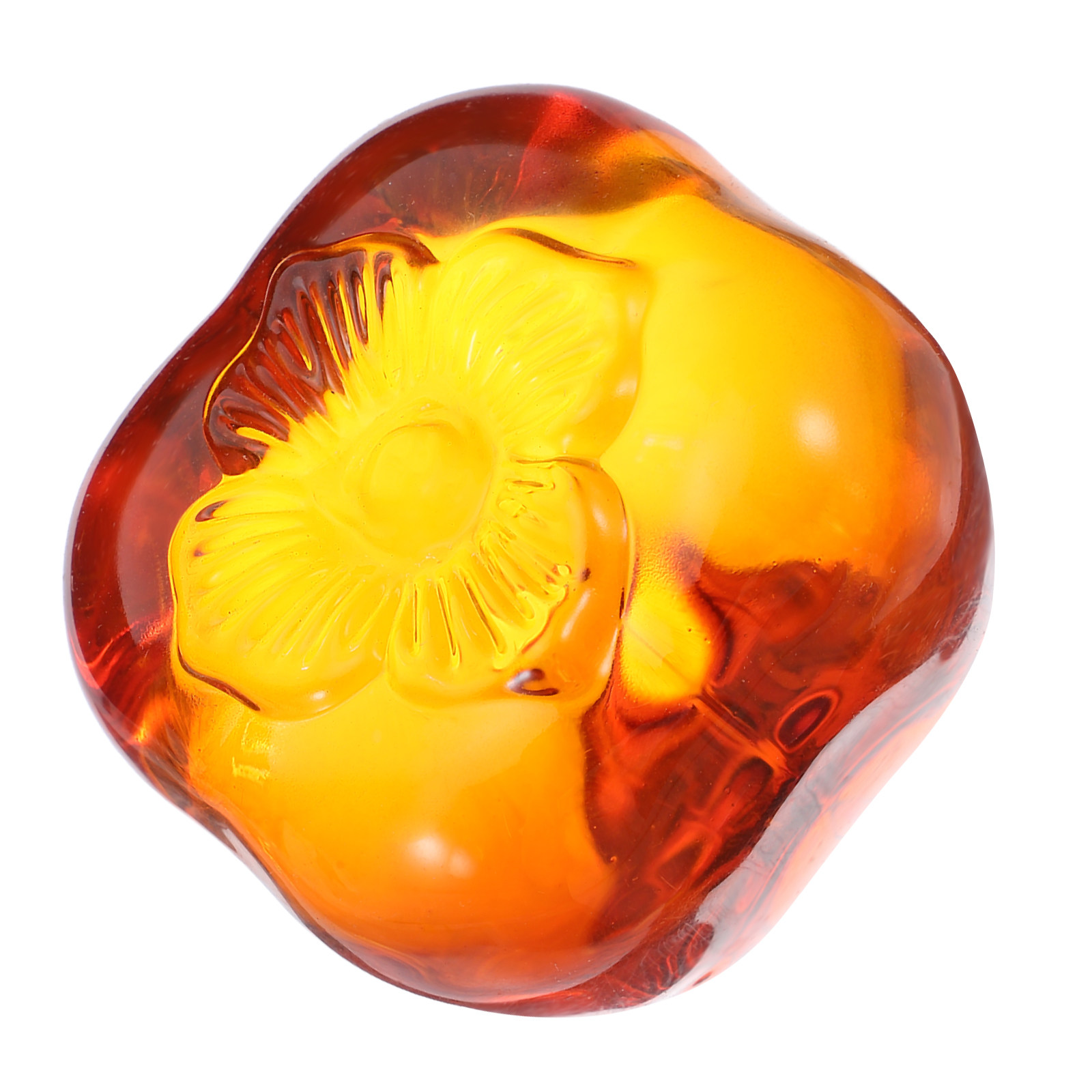 Crystal Glass Persimmon Paperw – Paper Weight Crystal Bewertung und Preis