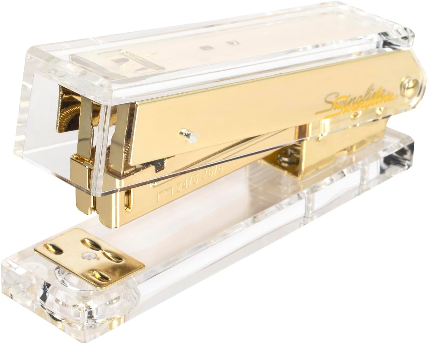 Compact Clear Acrylic Gold Sta – Stapler Half Strip Bewertung und Preis