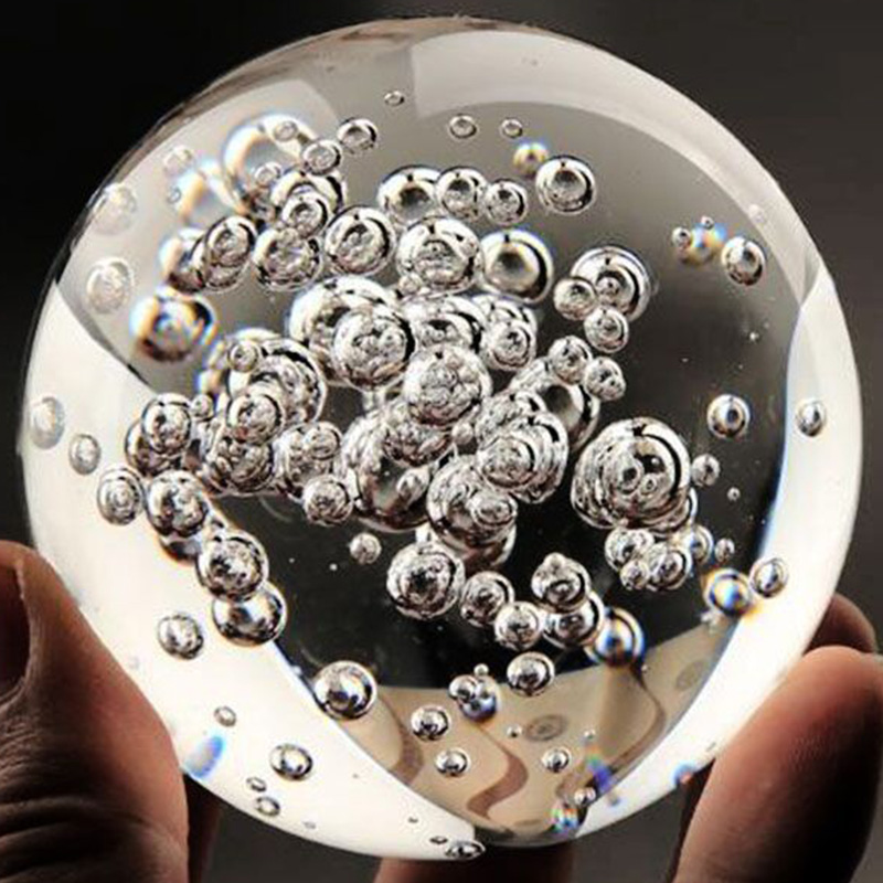 40/60/80MM Clear Bubble Crysta – Paper Weight Crystal Bewertung und Preis