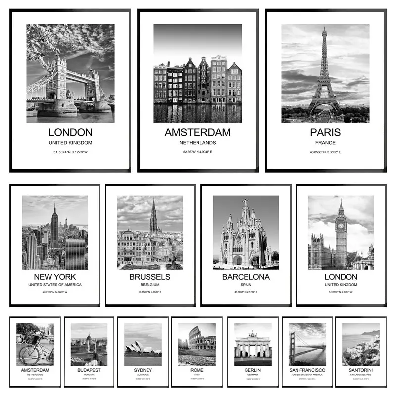 City Poster New York London Pa – Ink Blotter Paper Bewertung und Preis