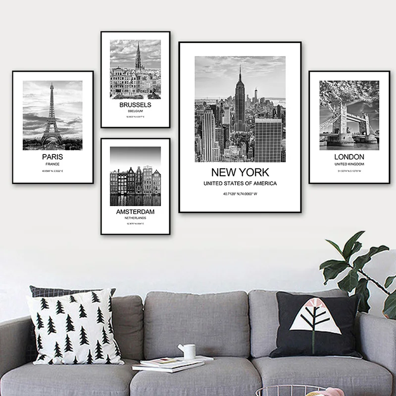 City Poster New York London Pa – Ink Blotter Paper Bewertung und Preis
