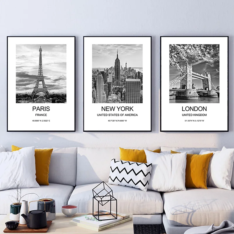 City Poster New York London Pa – Ink Blotter Paper Bewertung und Preis