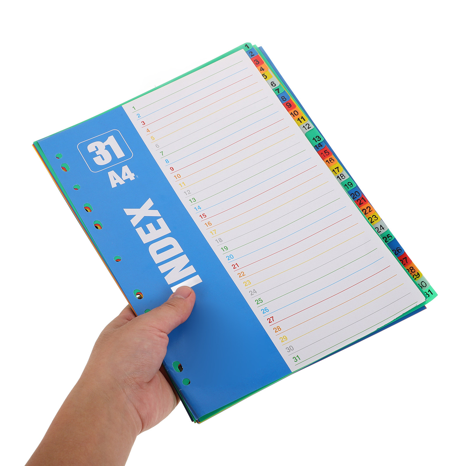 1Set Dividers A4 11-Hole Binde – Tab Divider A4 Bewertung und Preis