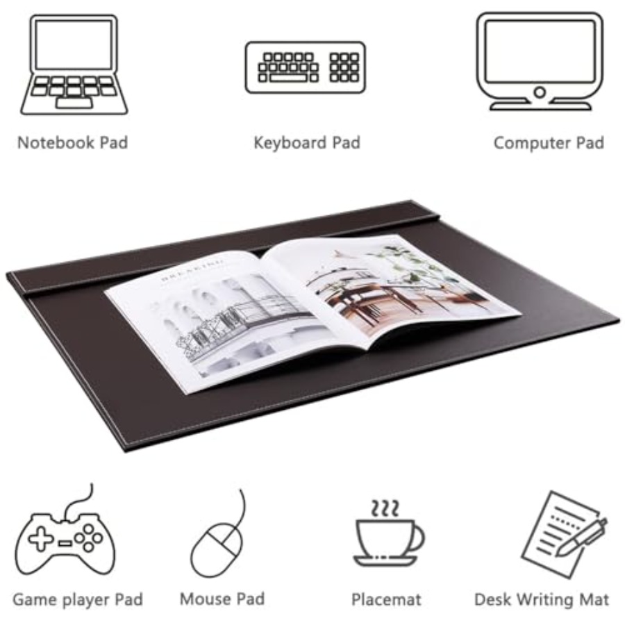 Ultra-Smooth PU Leather Desk P – Leather Desk Pad Bewertung und Preis