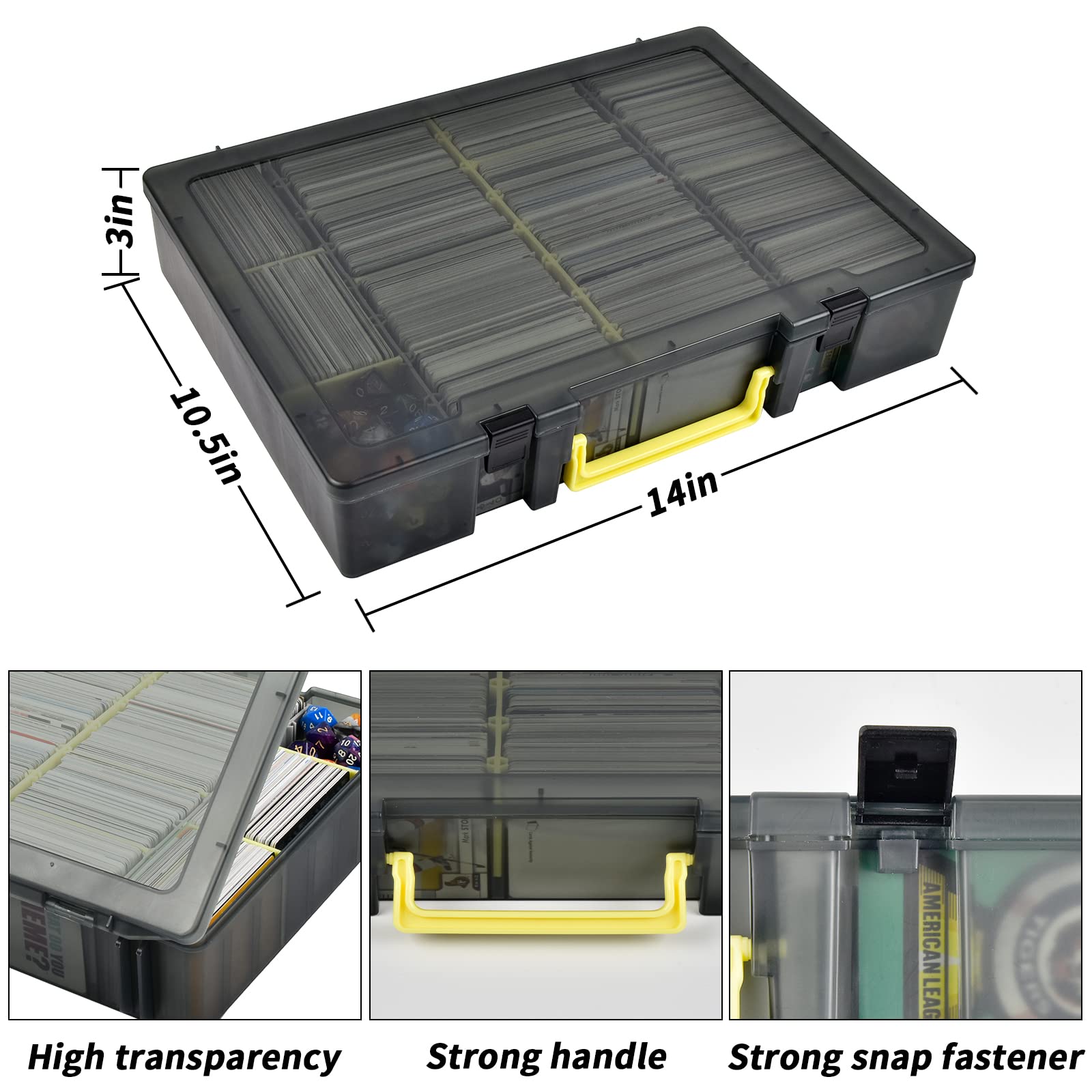 Trading Card Storage Box, 2300 – Card Index Box Bewertung und Preis