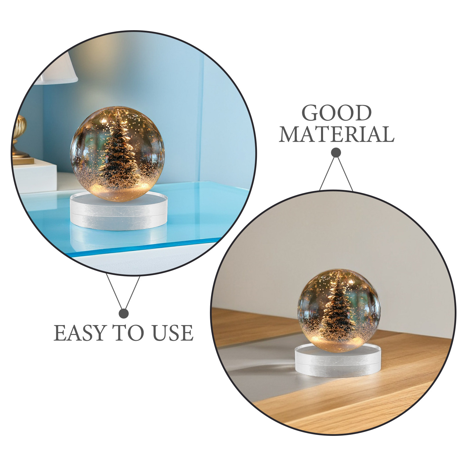2Pcs Crystal Round Paperweight – Paper Weight Crystal Bewertung und Preis