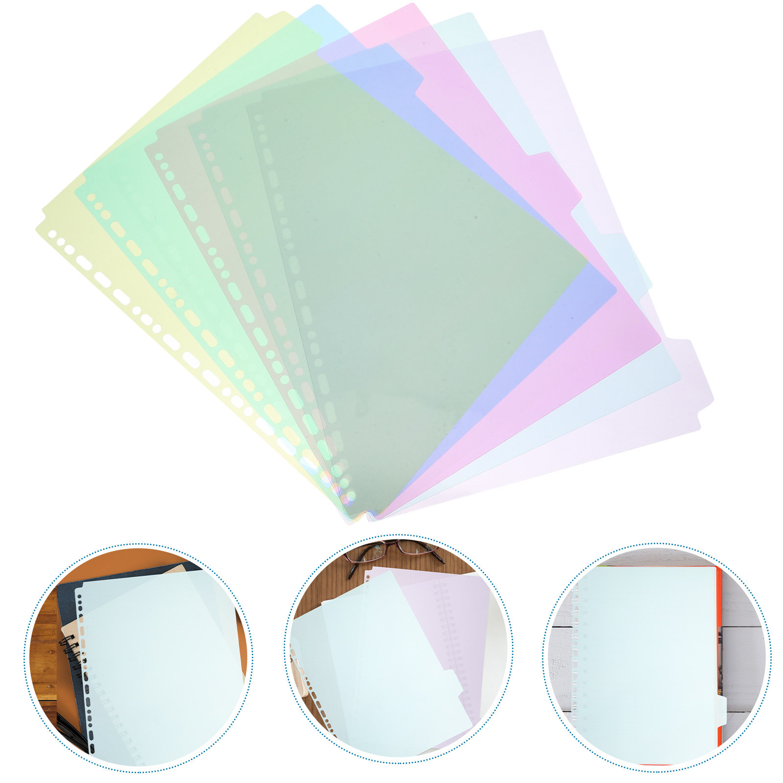 6Pcs Tabbed Binder Divider She – Tab Divider A4 Bewertung und Preis
