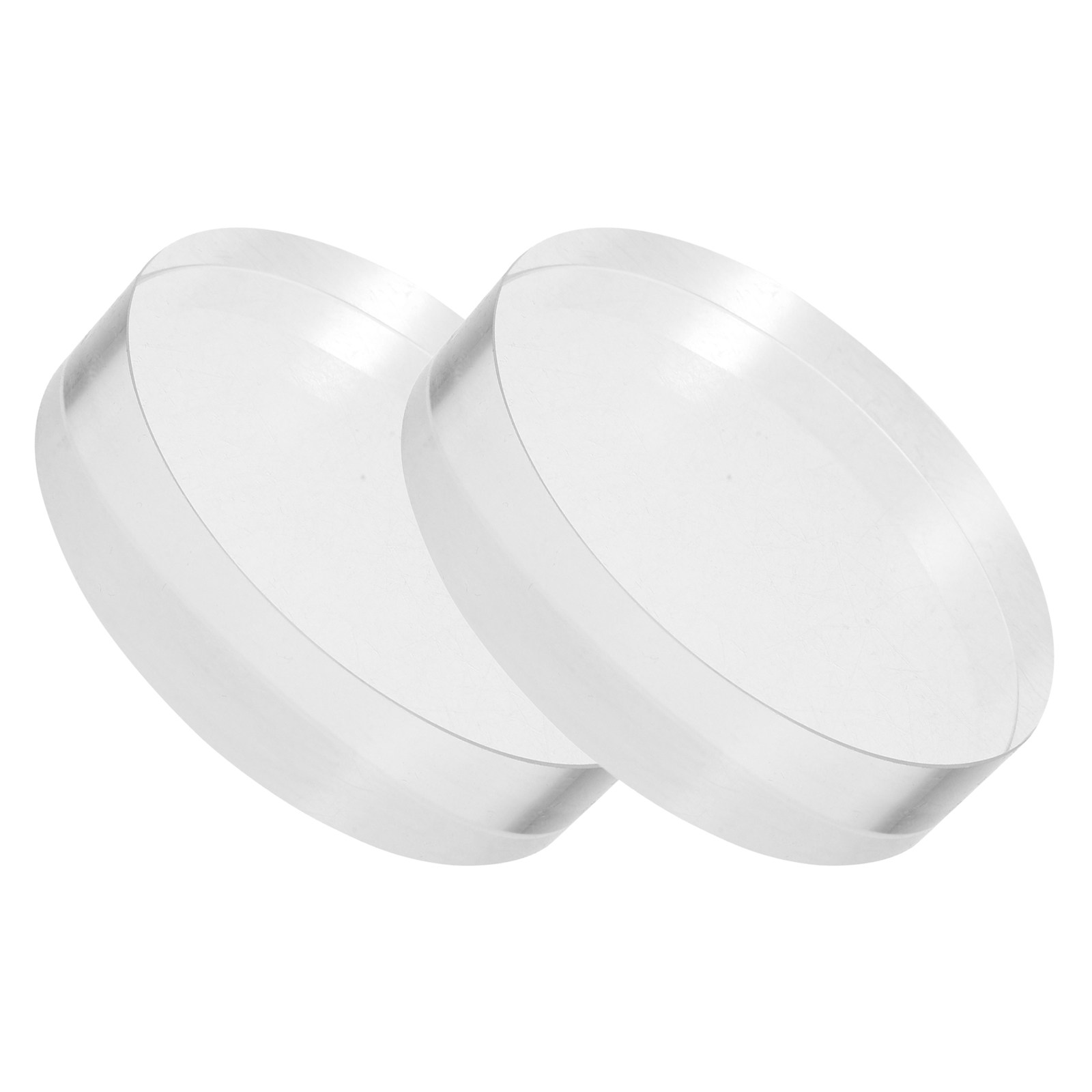 2Pcs Round Crystal Decorative  – Book Weight Glass Bewertung und Preis