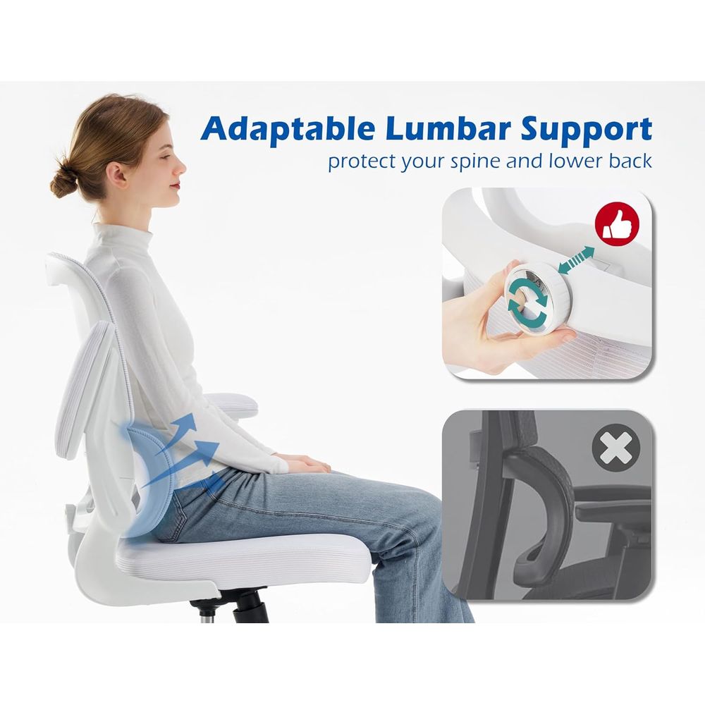 Ergonomic Desk Chair with Adju – Leather Desk Pad Bewertung und Preis