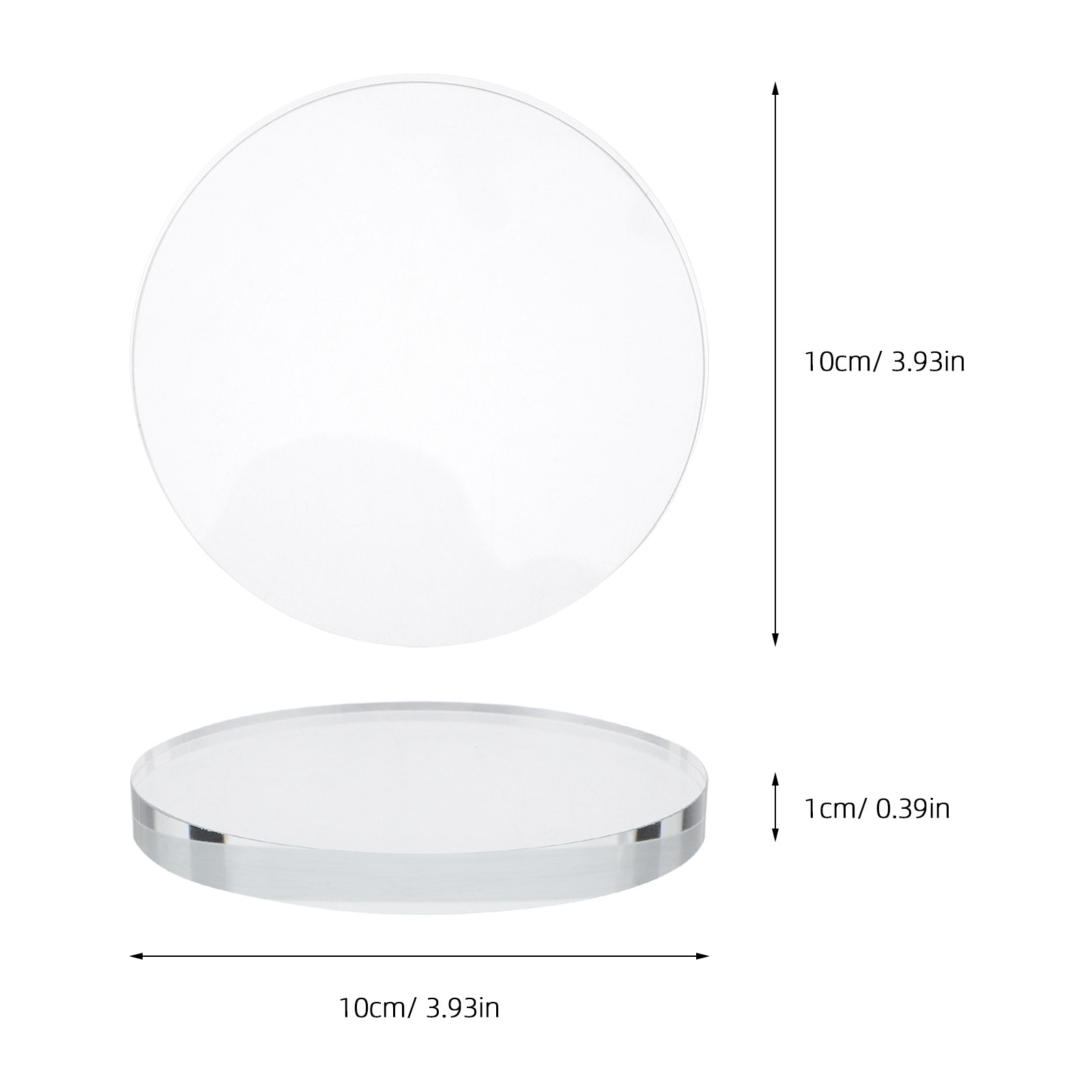 Heavy Round Glass Paperweight  – Book Weight Glass Bewertung und Preis