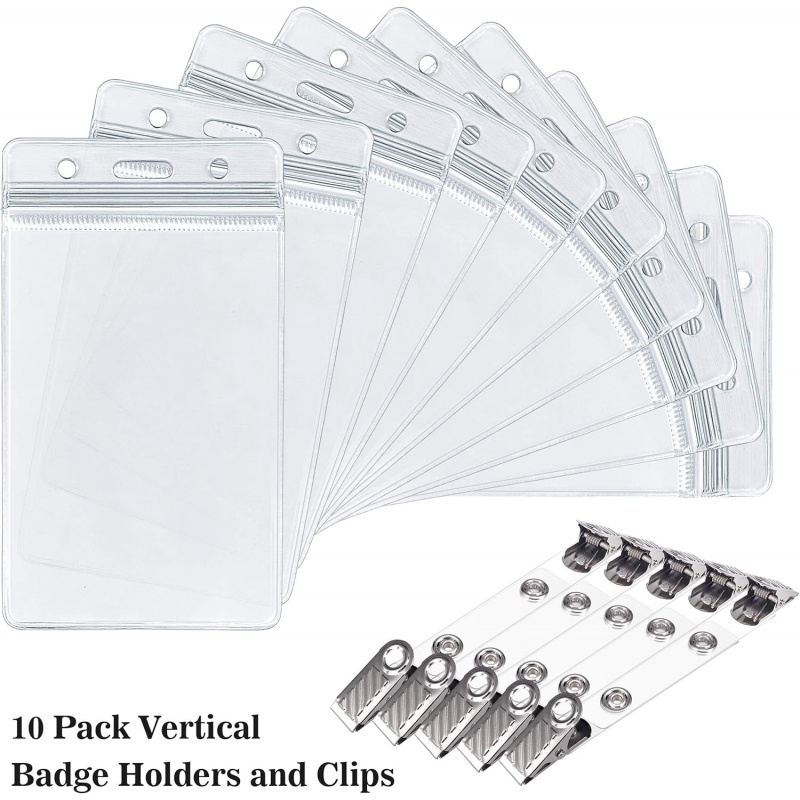 ID card holder with metal badg – Index Card Holder Bewertung und Preis
