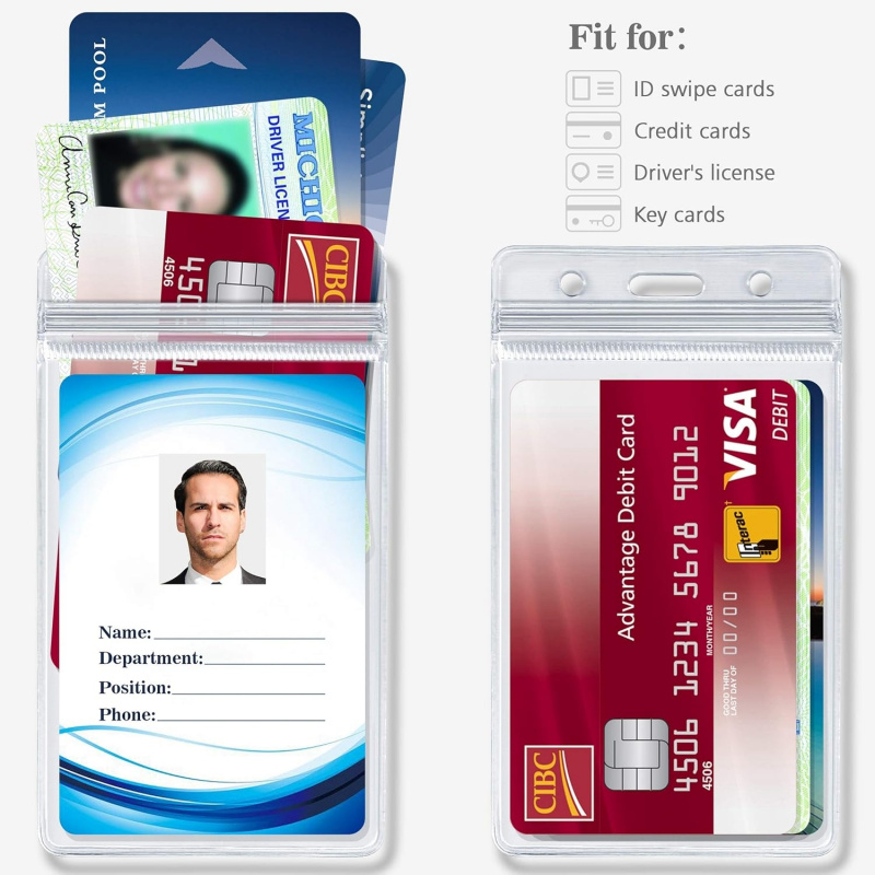 ID card holder with metal badg – Index Card Holder Bewertung und Preis