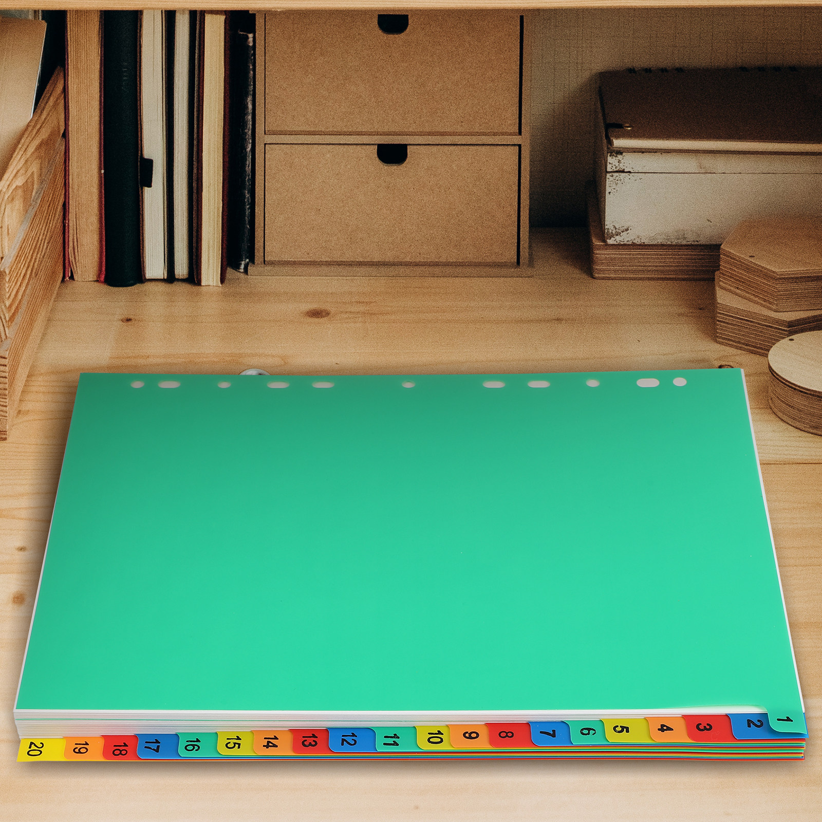 20 Pages A4 Colorful Plastic T – Tab Divider A4 Bewertung und Preis
