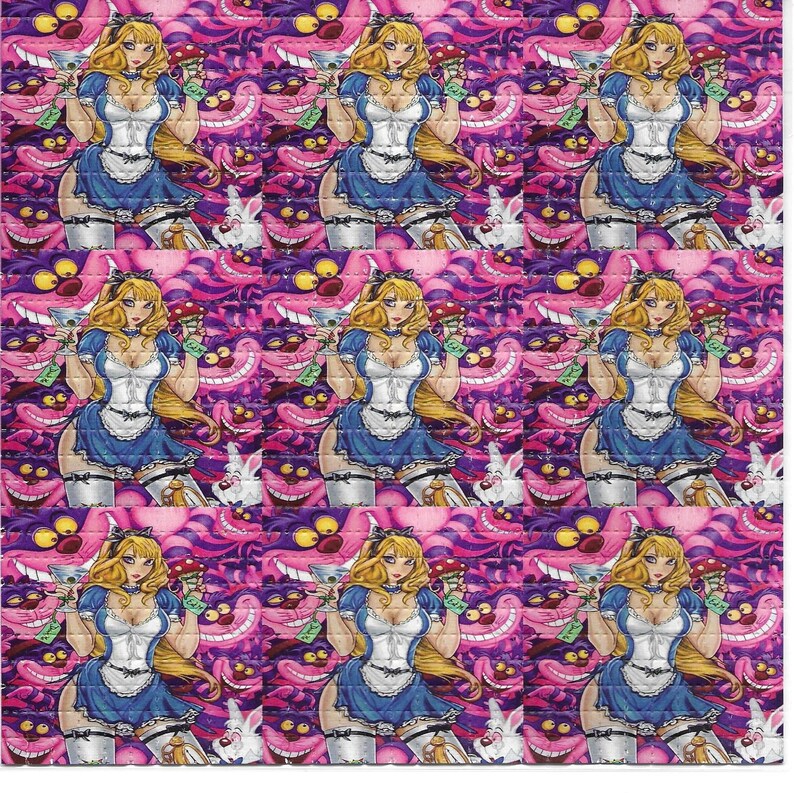 Sexy Alice Psychedelic LSD Aci – Ink Blotter Paper Bewertung und Preis