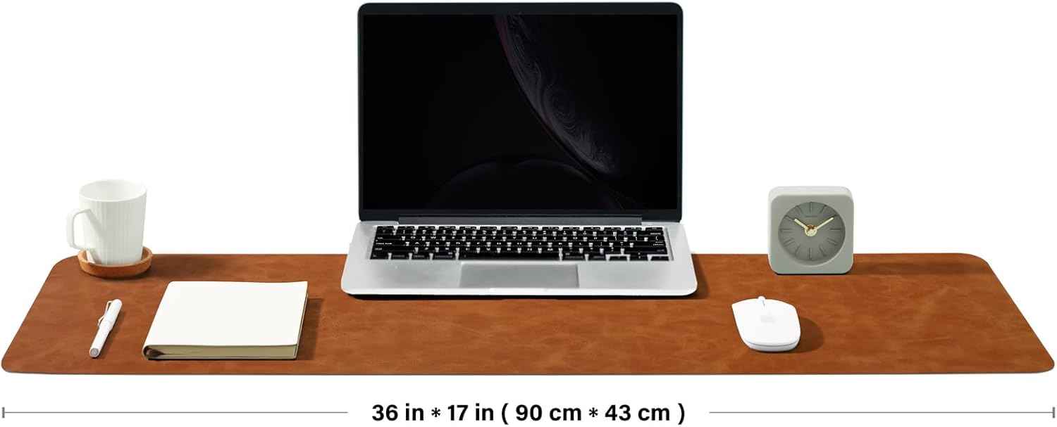 Distressed Leather Desk Mat -  – Leather Desk Pad Bewertung und Preis