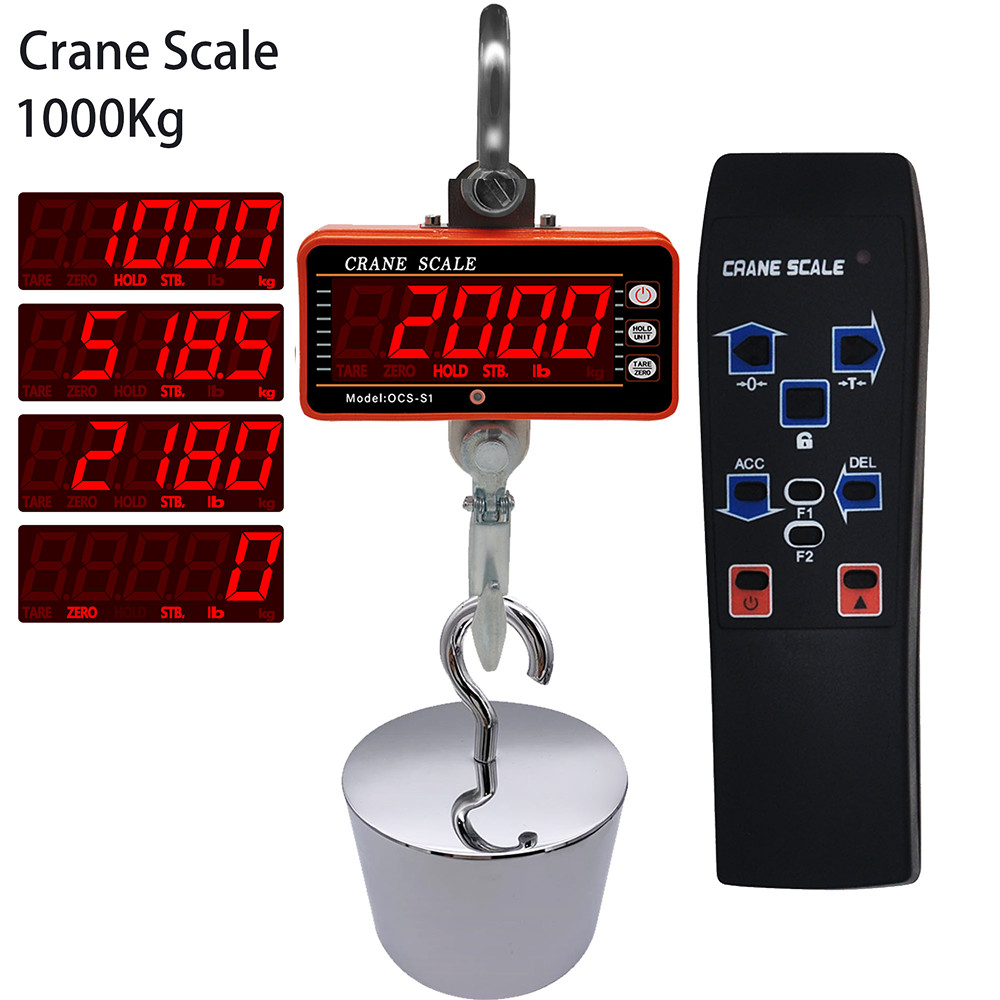 Digital Crane Scale 500kg 1000 – Tape Dispenser Weighted Bewertung und Preis
