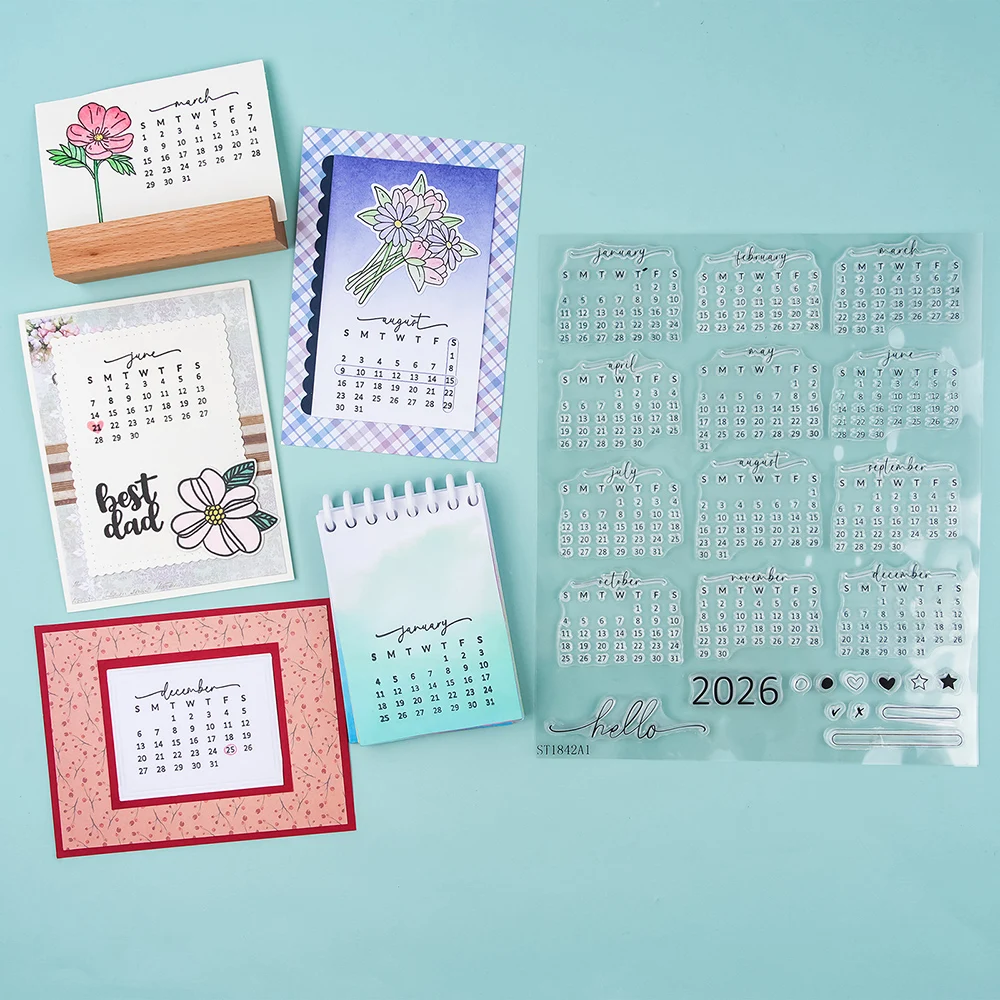 Calendar Date 2026 Clear Stamp – Rubber Date Stamp Bewertung und Preis