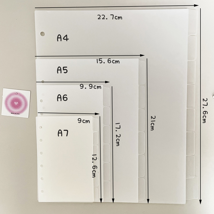 A4/A5/A6/A7 Ring Seperator Pag – Binder A4 Lever Bewertung und Preis