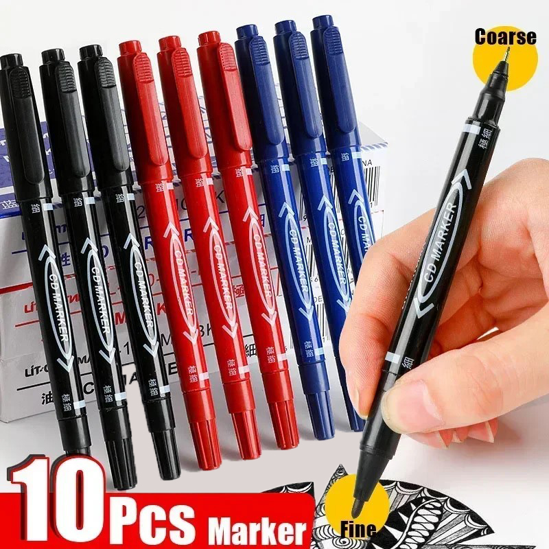 10Pcs Twin Tip Permanent Marke – Correction Pen Fine Bewertung und Preis