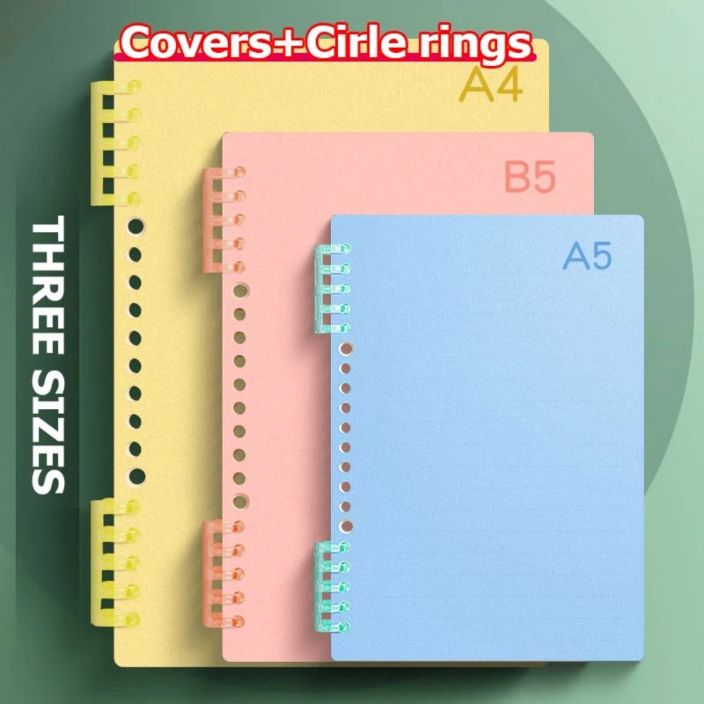 4Pcs PP Loose-leaf Book Cover  – Binder A4 Lever Bewertung und Preis