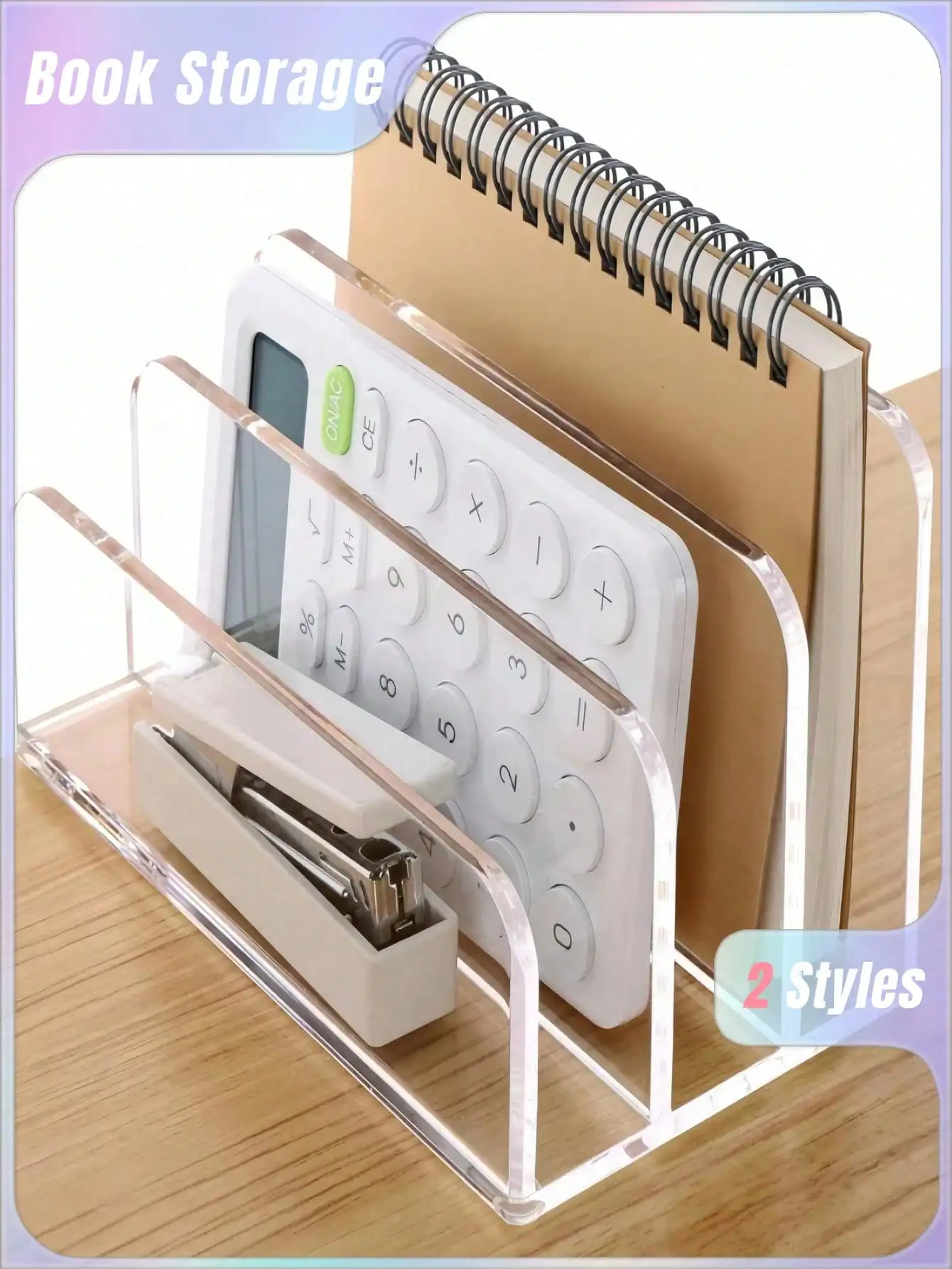 1Pc Acrylic File Folder, Desk  – Magazine Holder Rack Bewertung und Preis