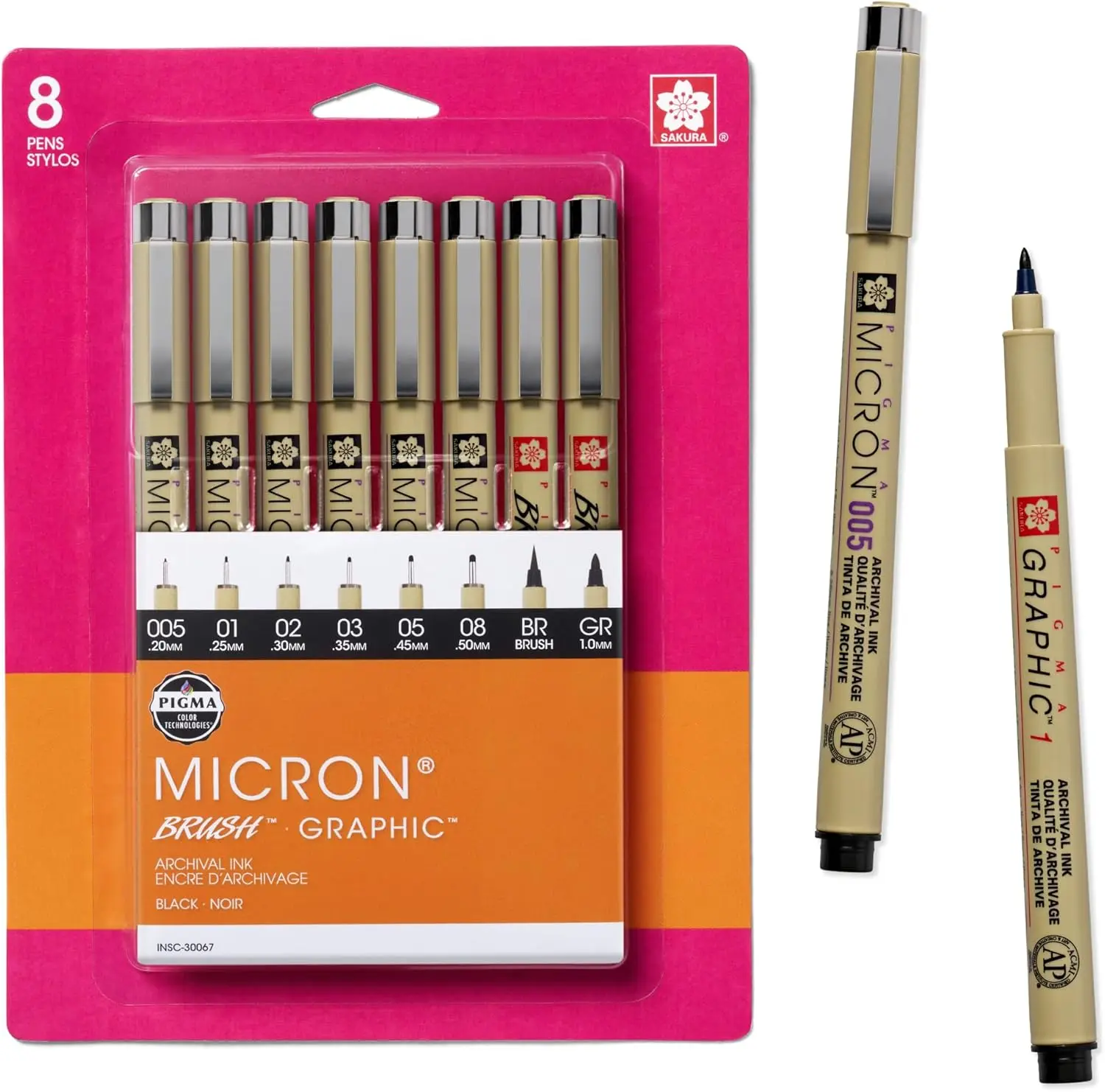 Fineliner Drawing Pens Set, 8  – Archive Box Set Bewertung und Preis
