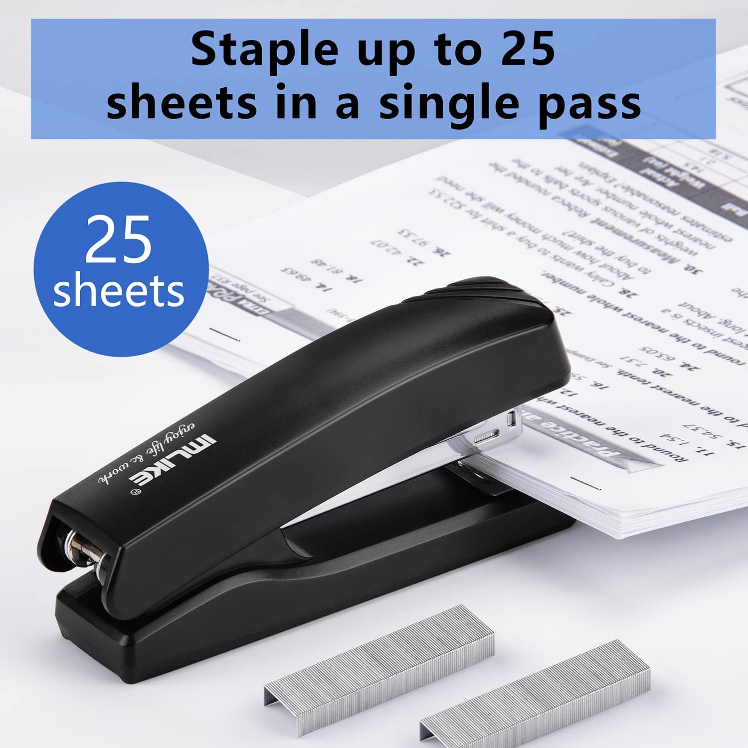 Desktop Office Stapler with 20 – Stapler Half Strip Bewertung und Preis