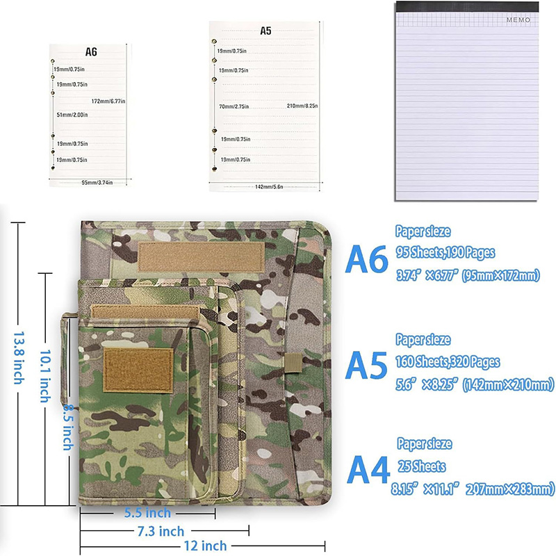 Tactical Outdoor Padfolio Ring – Binder A4 Lever Bewertung und Preis