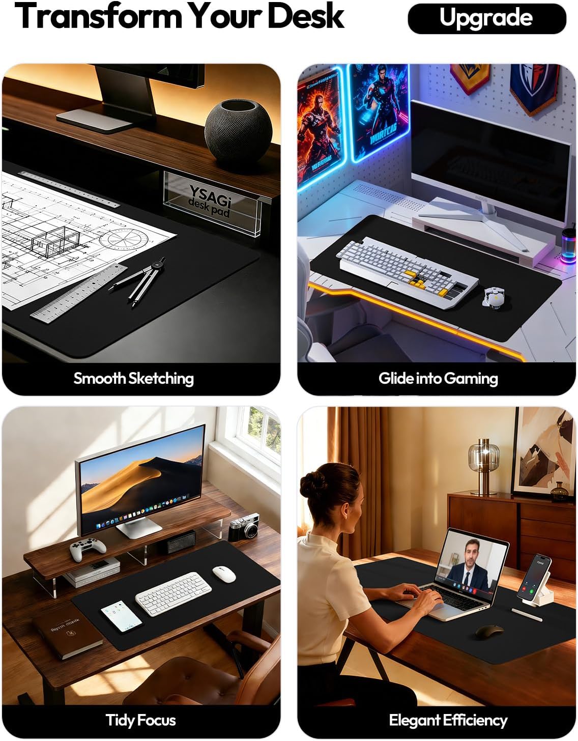 Large Leather Desk Pad Protect – Leather Desk Pad Bewertung und Preis