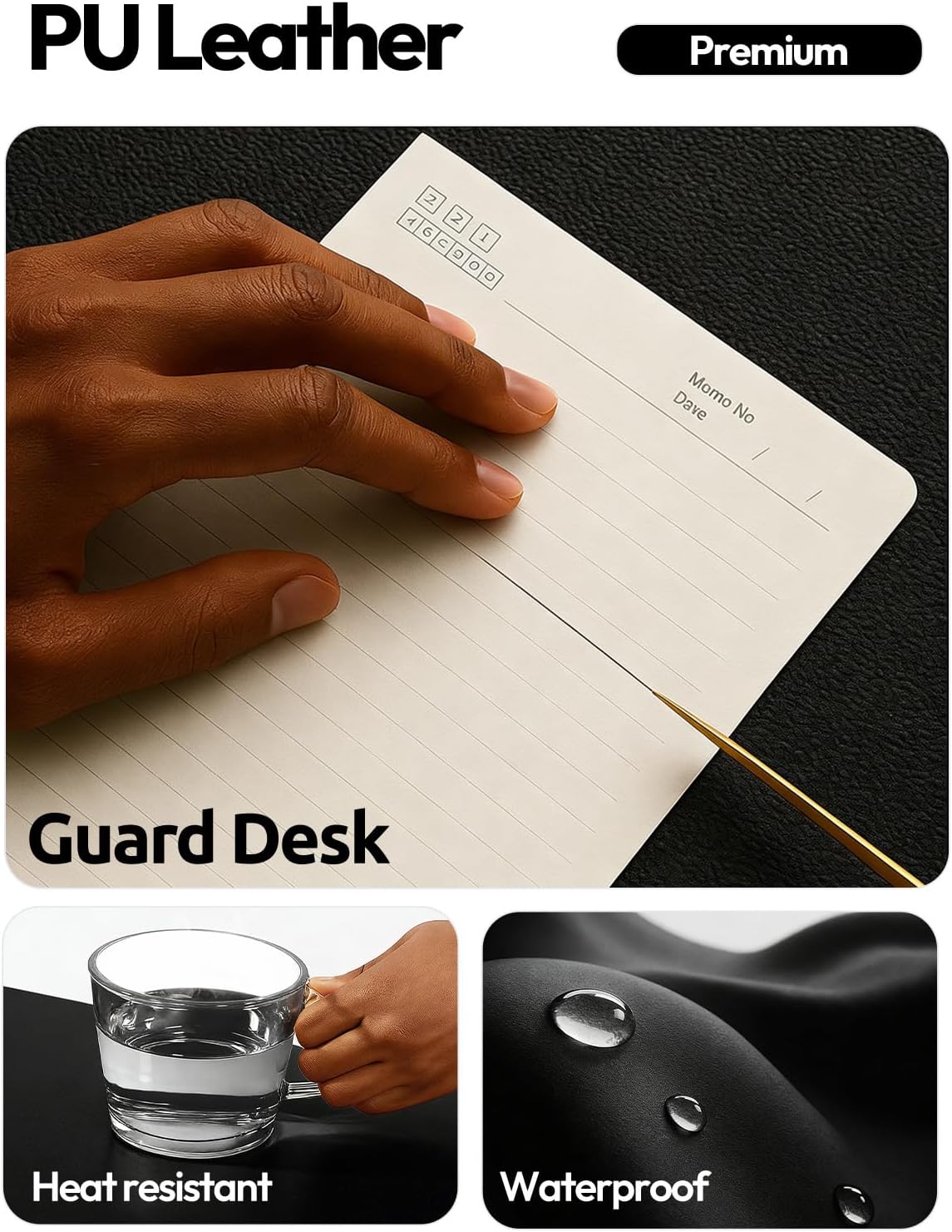 Large Leather Desk Pad Protect – Leather Desk Pad Bewertung und Preis