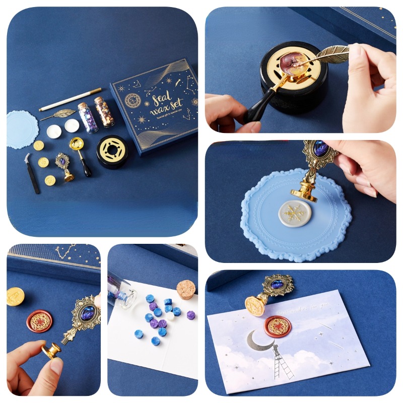 Starry Fire Lacquer Stamp Set  – Wax Seal Stamp Set Bewertung und Preis