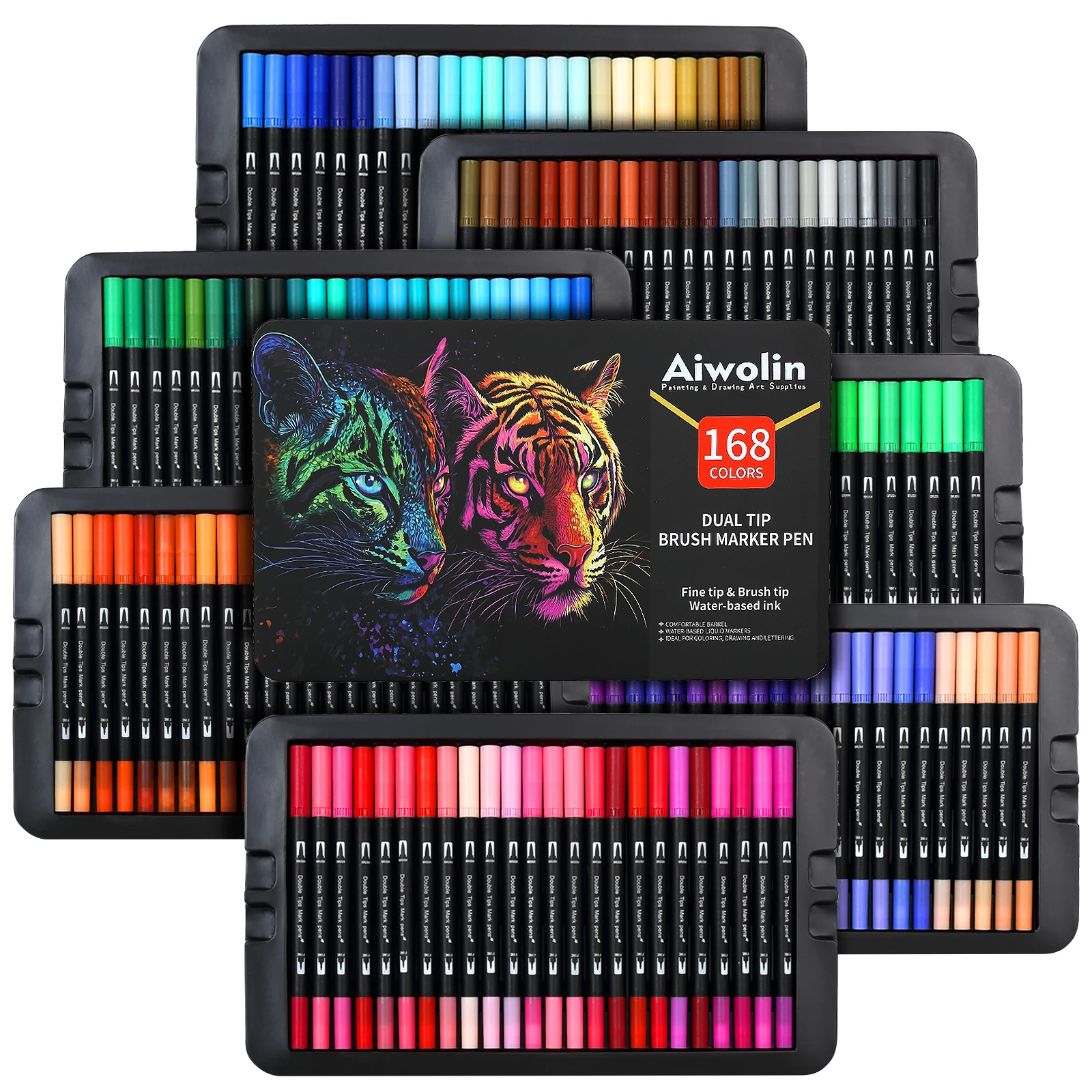 Dual Brush Marker Pens, 168 Co – Correction Pen Fine Bewertung und Preis